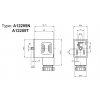 A12209N T vykres ASA2 konektor civka ventil valve conector api vzduch automatizace electric