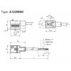 A12209NK vykres ASA2 konektor civka ventil valve conector api vzduch automatizace electric