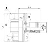 L-Kupplung durchgehend - 12 - R1/2"