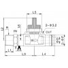 Absperrventil ohne Entlüftung 8 - G1/8"