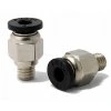 Miniature straight fitting 6 mm - 1/8"