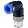 Angle fitting 1/4" - NPT 1/8"