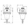 Pressure regulator DR 3/4", 5,330 l/min, 6 bar