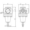 Regulátor tlaku 1", 5000 l/min, 0,5-12 bar