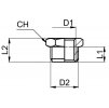 Reduction internal G3/4" - external G1"