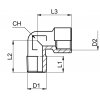 Knees, inside G1/2" - external R1/2"