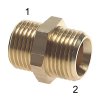 Screwing with external threads M24x1,5-M24x1,5