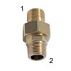 holender z gwintami zewnętrznymi R - opieczętowanie na stożku R1/8" - R1/4"
