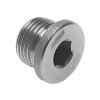 Blind with Allen key and staffing with external thread G1/4"
