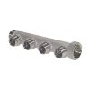 Distribution bar - nickel, outputs external thread G3/4"