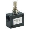 Shut-off valve with internal threaded, one-sided threaded G3/8"
