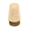 Schalldämpfer mit Außengewinde - Bronzeausführung G1/4"