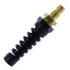 Fixed teat with protective spring 8 x 12 mm