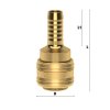 ES-TAB quick coupling with mandrel for 13 mm hose