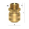 Durchgehende Schnellkupplung mit Rohraußengewinde G1/2"