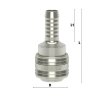 Rychlospojka s trnem na hadici 6mm
