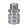 Quick coupler with external thread grooved G3/8"