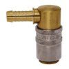 ESHM Push-lock quick coupling with 90° barb for push-on hose 6 mm