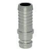Nipple with barb for standard 9 mm hose