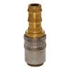 Quick coupling with barb for 10 mm push-in hoses