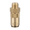 Quick coupling with direct external thread G1/2"