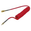 PUBR spiral hose with quick couplings 8/5.5 mm - length 4 m