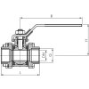Kugelhahn VL001T - 3/4"