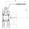 Kulový kohout VL140F - DN80