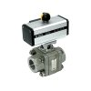 Ball valve K806 with double-acting drive - DN80