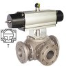 Three-way tap 86TTT - DN 80, drilling T