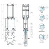 Plattenschieber L20NEST - DN200