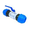 Ball valve with couplings G1 1/4" 40 mm