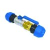 Ball valve with 3-piece screw connection and couplings G3/4" 20 mm