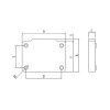 Sockel für Boxen SR241 - 10 mm