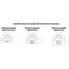 Plinth for boxes SR241 - 13 mm