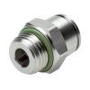 Straight stainless steel fitting 10 - G1/4"