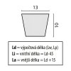Vroubkovaný klínový řemen QD4A-1232