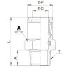 Direct fitting with external thread MPC-144