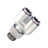 Swivel Y-coupling with external pipe thread MPXG-1212