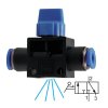 Shut-off valve with ventilation 8 - 10