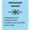 rychlospojky ventil jednostranne uzaviratelne