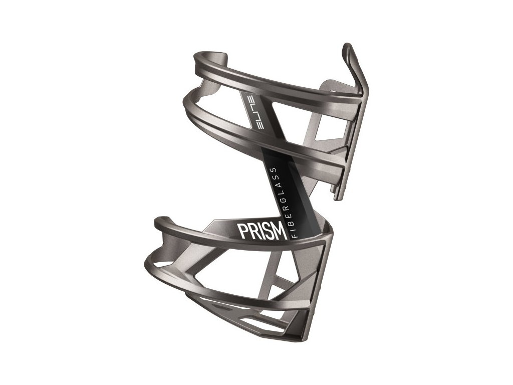 košík ELITE Prism Left titanium, černý graphic