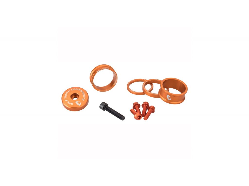 WOLF TOOTH sada ANODIZED COLOR KIT oranžová