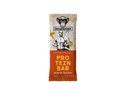 CHIMPANZEE  BIO PROTEIN BAR Peanut Butter 45g, CZ-BIO-002