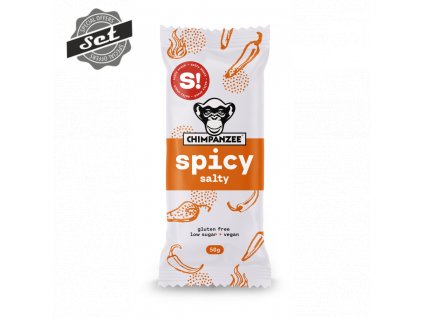 CHIMPANZEE  SALTY BAR Spicy 50g  - SET 4+1 (5x50g)