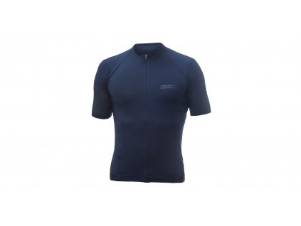 SENSOR COOLMAX RACE pánský dres kr.rukáv celozip deep blue