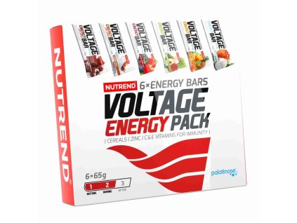 tyčinka Nutrend Voltage dárkové balení 6x65g