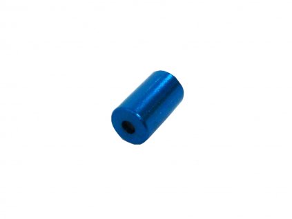 koncovka bowdenu 5.0mm Alhonga CNC modrá