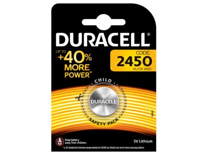 Duracell Lithium DL2450 3V lithiová knoflíková baterie 1ks, KOMUTER.cz