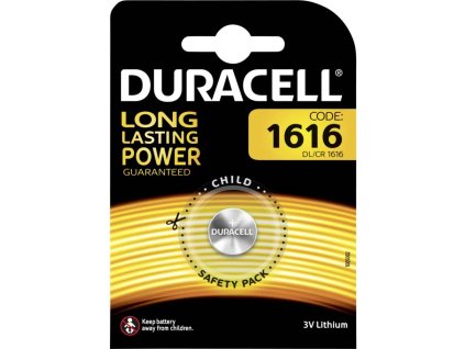Duracell Lithium DL 1616 3V lithiová knoflíková baterie 1ks, KOMUTER.cz